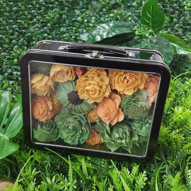 现货无品牌/5|0朵混合套装通草花孔软装材料仿干花真可打插藤条