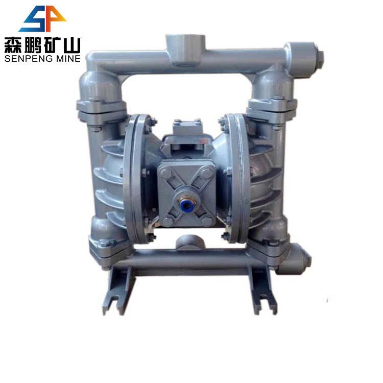 QBY-65煤浆隔膜泵QB-5工程塑料6配GVBF4膜片6不锈钢Y气动隔膜泵