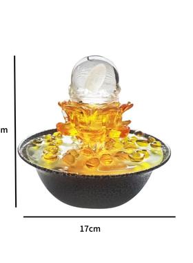 财源滚滚礼流水摆件招财进宝元宝宝创送摆件99080-1意聚盆流水摆