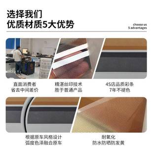 装 野贴纸个性 饰画彩条外观 身拉克花越改装 贴专用于坦300车无品牌