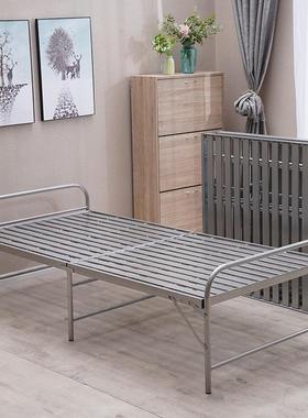 钢丝L床人OZW折叠床加固型丝弹簧双床软床午休床加固简易单铁