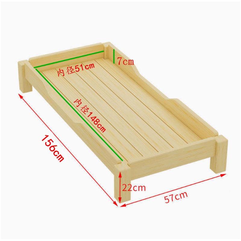 叠叠实木床MIB幼儿园午睡管班儿童休小户型床午托厂家定制