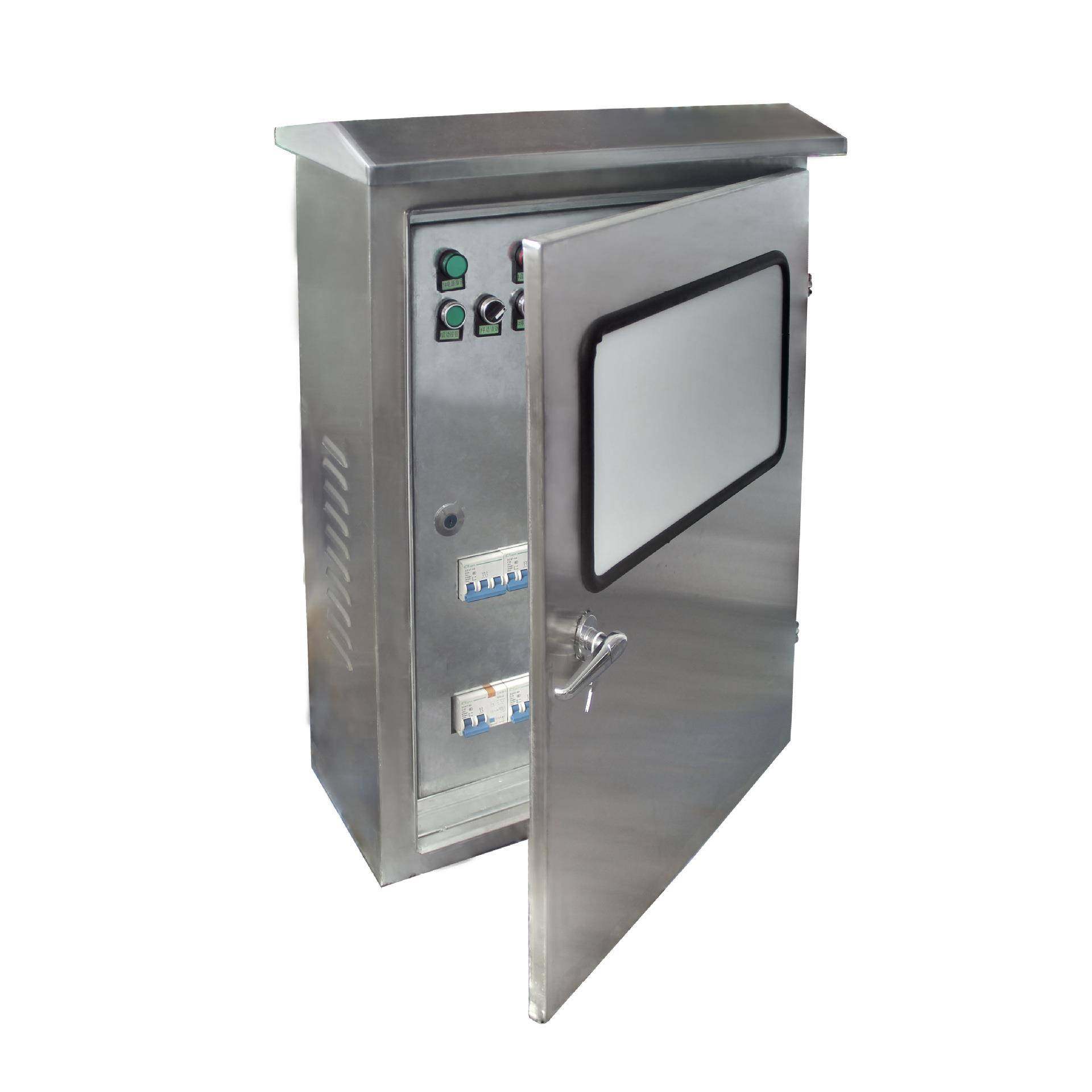 厂直销锈钢控制箱箱户不防雨家箱挂电杆式路灯控外TOS制配电箱