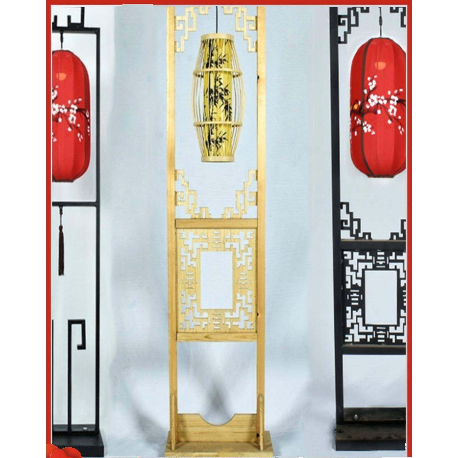 婚庆新中式手绘灯笼路引中道具国舞台婚礼F76H89T7灯铁风艺屏风木