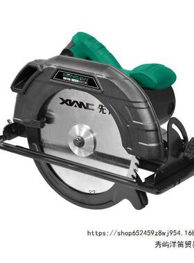 锯先川电圆锯7寸9寸电动切盘割倒装木工手持机圆DHL电家用小型多