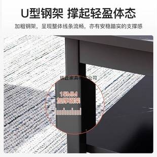 茶几客厅家用小型双层户小桌子简出室10001594租易屋用简约卧长方