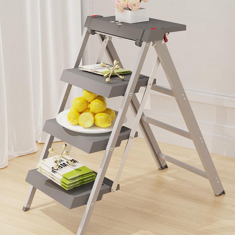 用梯子多梯功能折家叠加厚人字梯防滑儿童小梯凳靠墙梯楼F77HJ7MS