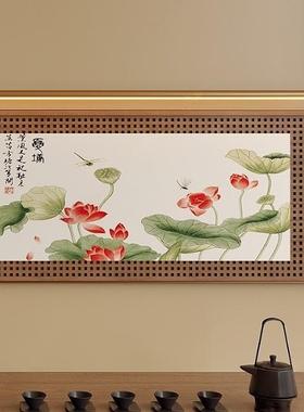 中式挂画屏风GJM隔断客厅进门门室关卧遮挡家玄用百福图入户正对