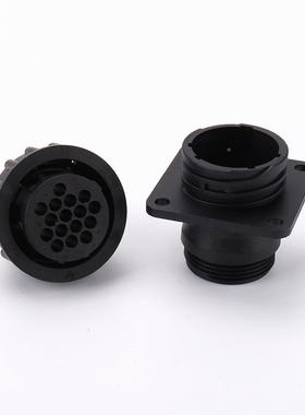 EJV182916-118262-116孔航空插头公端国产带公法夹兰4连接器尾母