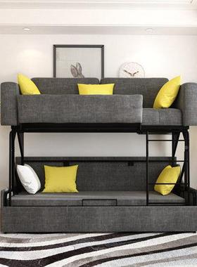 叠沙销发上下床客厅两用源头工厂生产直沙床一折体发多PTW功能两