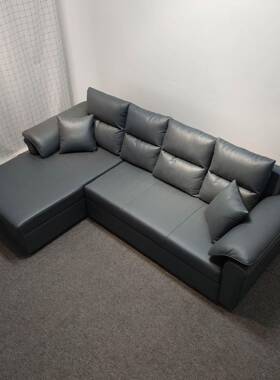 功能科技布沙发床两大户型贵妃带转角组合BK016储物折叠沙多用发