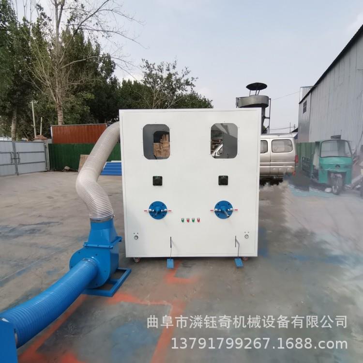 工位玩偶双充棉LY-100机化纤棉再生棉开棉松机靠枕枕抱枕芯冲机