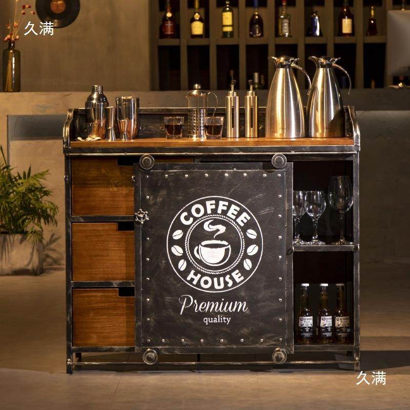 餐美式复备柜餐边u77柜储物柜小古茶酒柜复古餐厅水台碗柜,住宅家具,餐边柜,淘宝优惠券,粉丝福利购,淘宝优惠卷