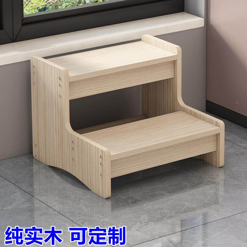 实木家662用楼梯踏置步三两步步两用物登高阶脚台踏凳飘窗台阳台