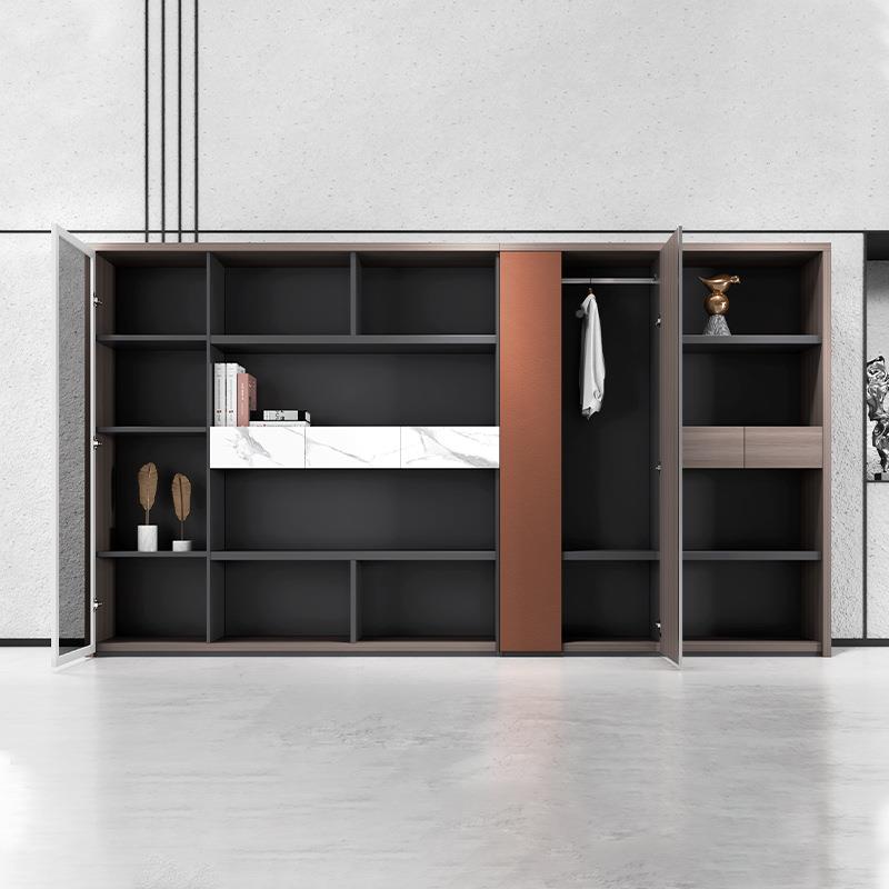 板办公室景柜木质文件柜资老料柜书储物衣柜落地式文WH-401件柜柜