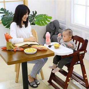 宝宝餐椅儿童餐椅桌实多木功能便凳携式 可折叠吃饭座椅家用酒XRF