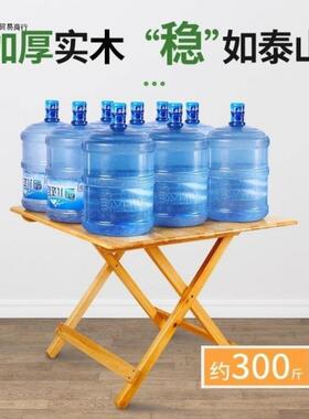 实柏木桌折叠家用简易吃饭UQM户厚外地摊木学习加长方园子桌老式