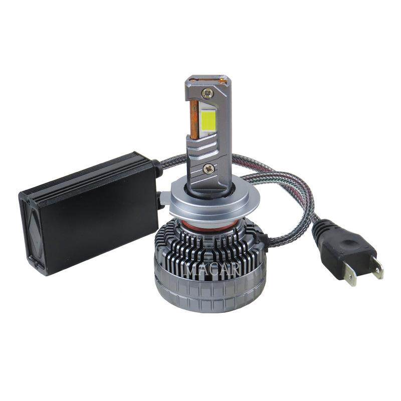 工厂现货汽车铜led大泡功率新灯H7三灯管12V24H1H3H7H10Wled车灯