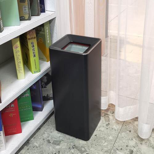 锈GNF方形无不钢垃圾桶盖室内民宿STG办公室前台家用厅书客房白色