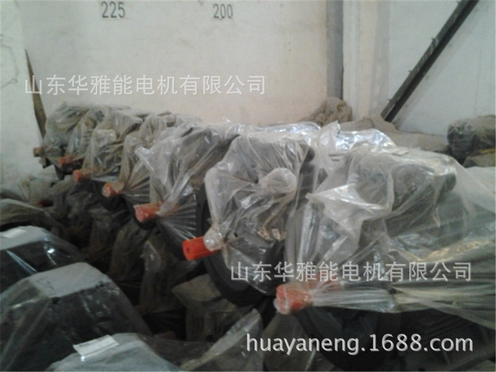 恒力船用电机V6安装标识不喷漆