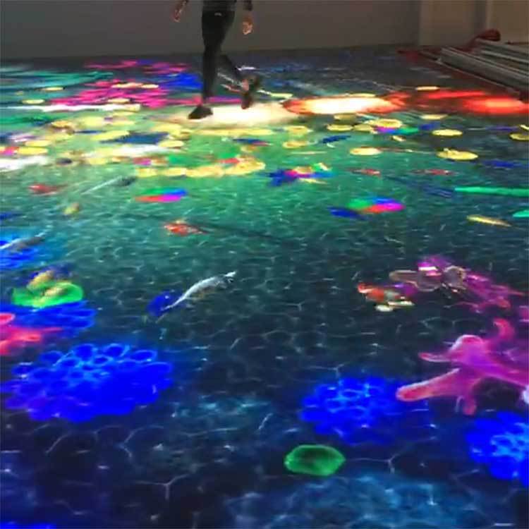 LED互动地砖屏源头厂家展厅用