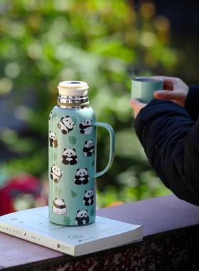 熊智猫mini316不锈钢老茶能焖白61290茶壶陈皮焖泡壶温显便携保温