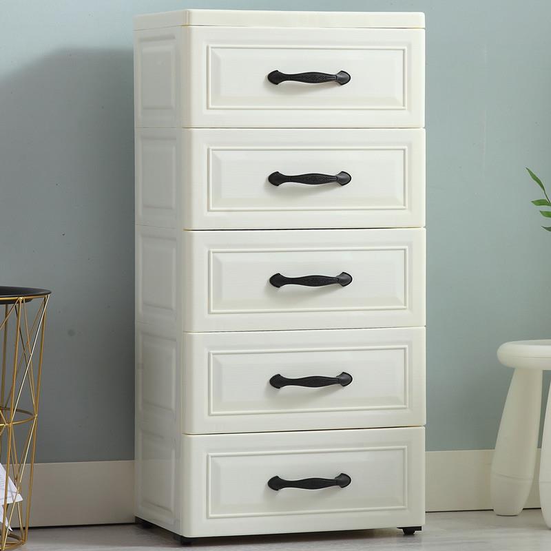 大号加厚式欧式纳柜抽屉床头柜简约客厅塑料171收储物柜儿童宝宝