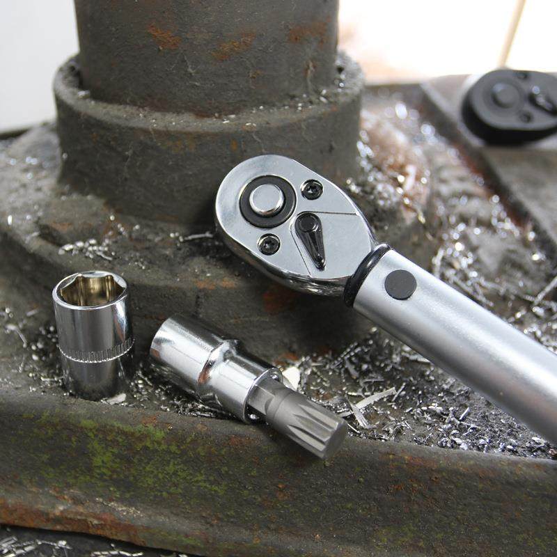 置16pc扭力扳手可手调预棘式扭矩扳9力矩扳手自行车维修轮扳手套