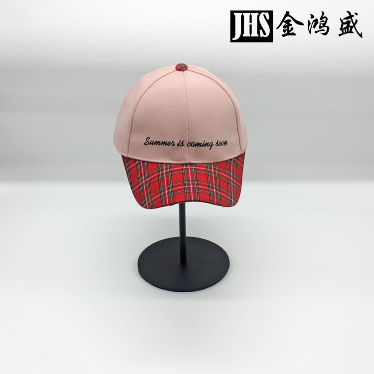供应不锈钢展示帽架 可升降黑色鸭舌帽 太阳帽帽架 帽托陈列架