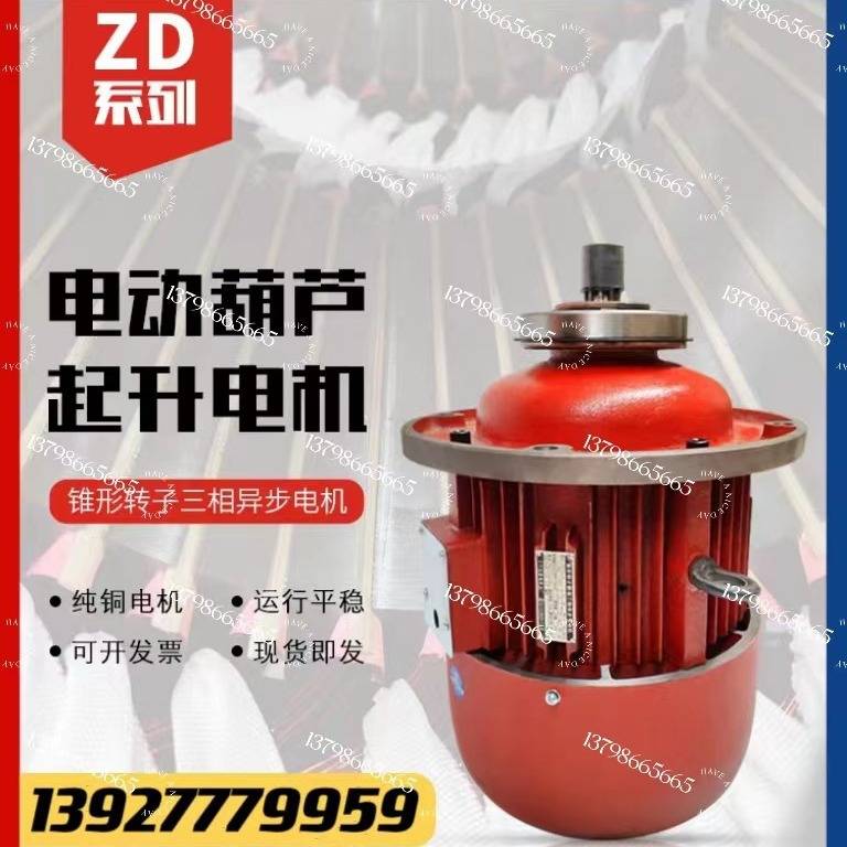 YEZ112S-4南京总厂 特种电机4.5/7.5/13kw 全铜锥形转子主机 价优
