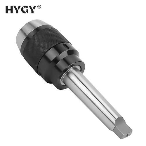 扁一体式钻夹4头C20/C25直柄R8/莫氏MT2/3//5号尾后拉一体式钻AP1