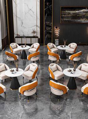 商洽谈沙发务楼桌椅组SF082101合酒店售会客接处待沙发办公室单人