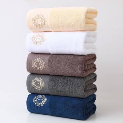 纯棉毛毛巾五件套加厚洗吸RKZ水成人男女情侣全脸巾棉大巾L套装