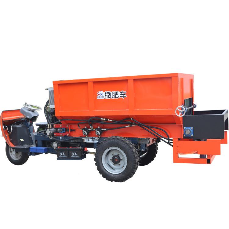 拖拉机牵引农家HX-SHJ肥车撒肥备柴油三轮撒粪设车自动猪粪撒粪车