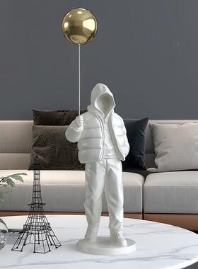 创关意球人物客厅件电视柜软装家居饰品轻zls-4561奢玄办公室工气