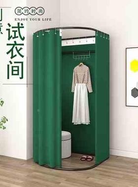 简w8换衣衣型ZG-66362间墙角换衣试轨道衣室试衣间展示架u更衣展