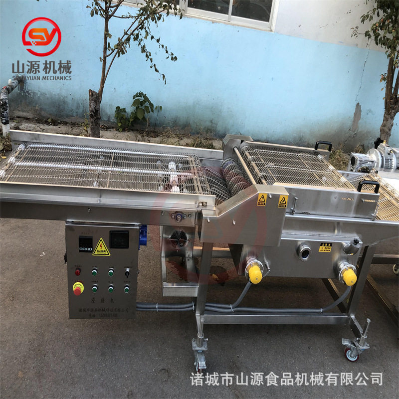 冻干柠檬片裹糖机器 全自动连续式裹糖稀机器 草莓脆浸糖机器