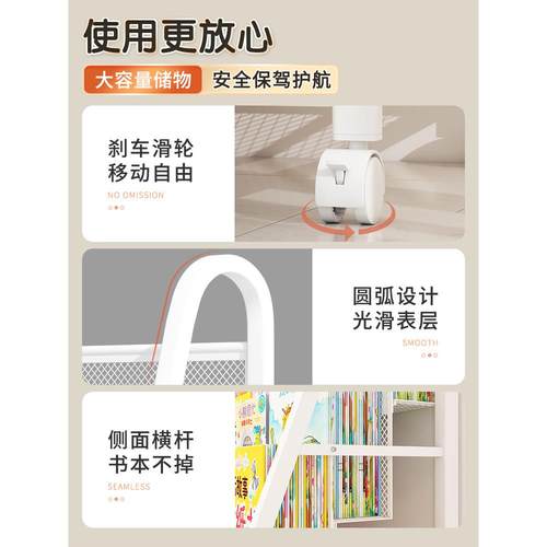my儿童书架家阅DPY读区绘本架多玩用具层收纳架置物架落地宝宝简