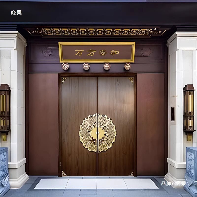 铸铝别墅双开入户门超高性价比
