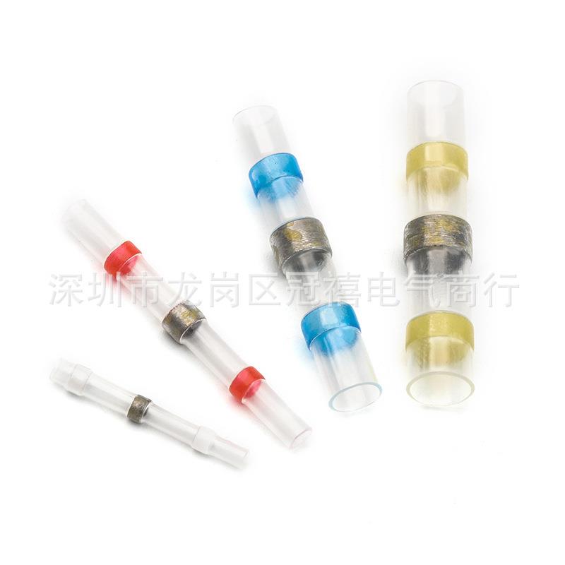 厂家直供锡80PC防水焊锡环热缩中PBQ0接管免压接线端子S焊环热缩