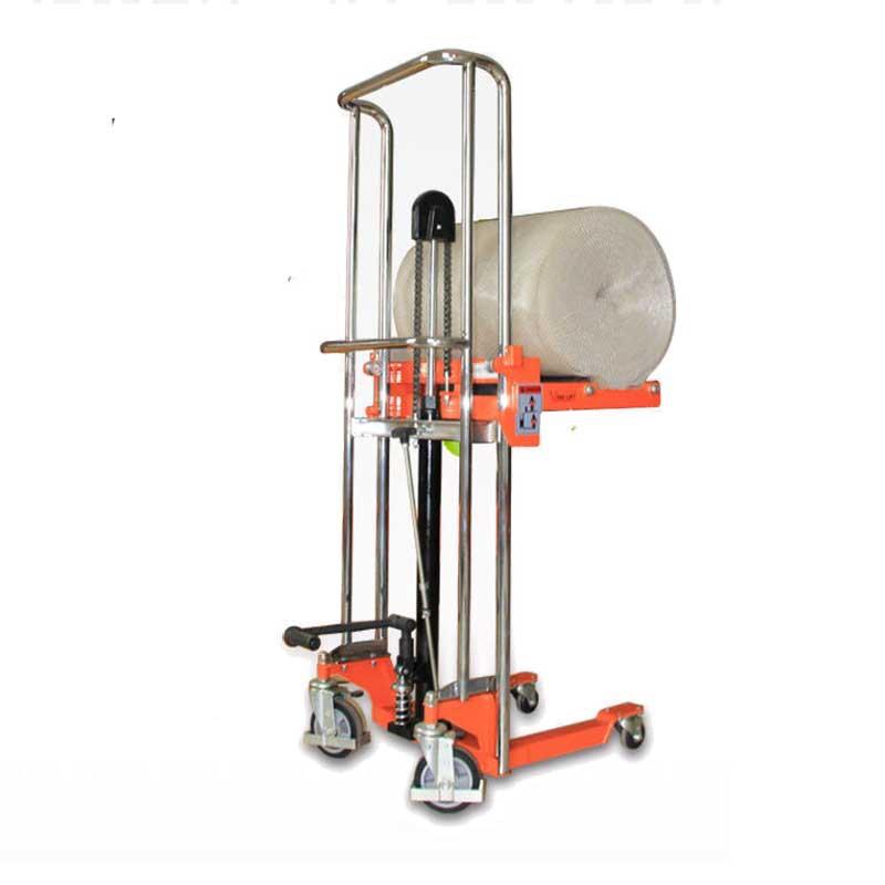 提升搬运圆柱货物电动卷膜升降形堆垛搬车纸卷薄膜物BNO料运升高