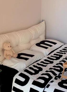 床WQI头垫靠软包榻榻米大靠背床上护腰可拆洗防床撞抱枕枕靠卧室