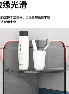 亚克力SGL置物架落地轻浴室角柜角奢三架墙子厨房角架卫生间收纳