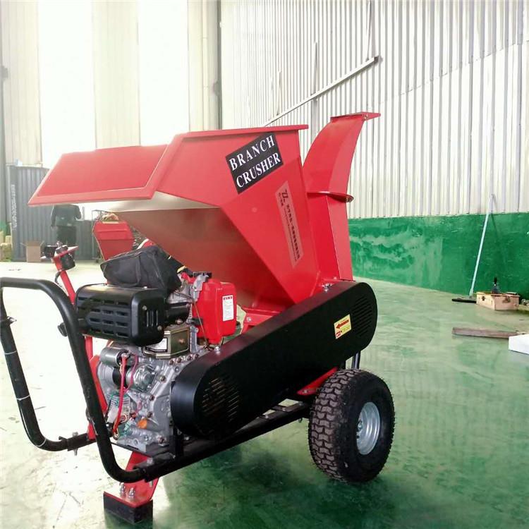 树型卧式树枝碎材枝ZHK机直销园林枝粉碎机木粉小碎机