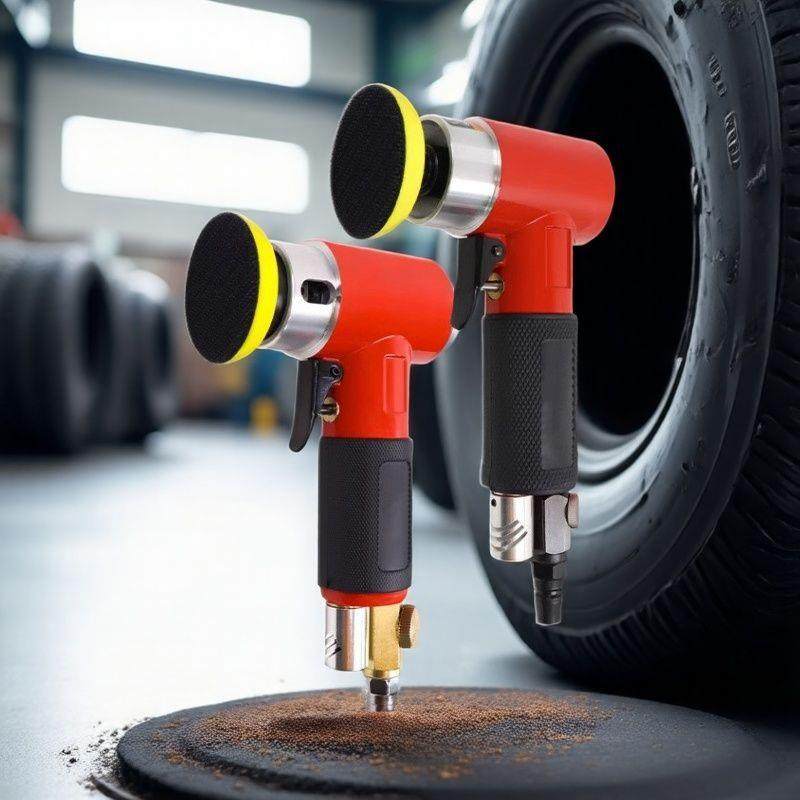 2寸寸气动打机磨机小型手蜡持抛光GZB机木工具工汽车打机研磨偏心