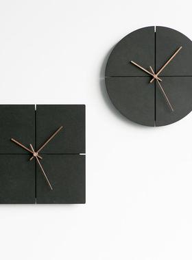 wo用zom代简约P000EMA5美式挂钟客厅o创意艺术壁钟家静音现挂表时