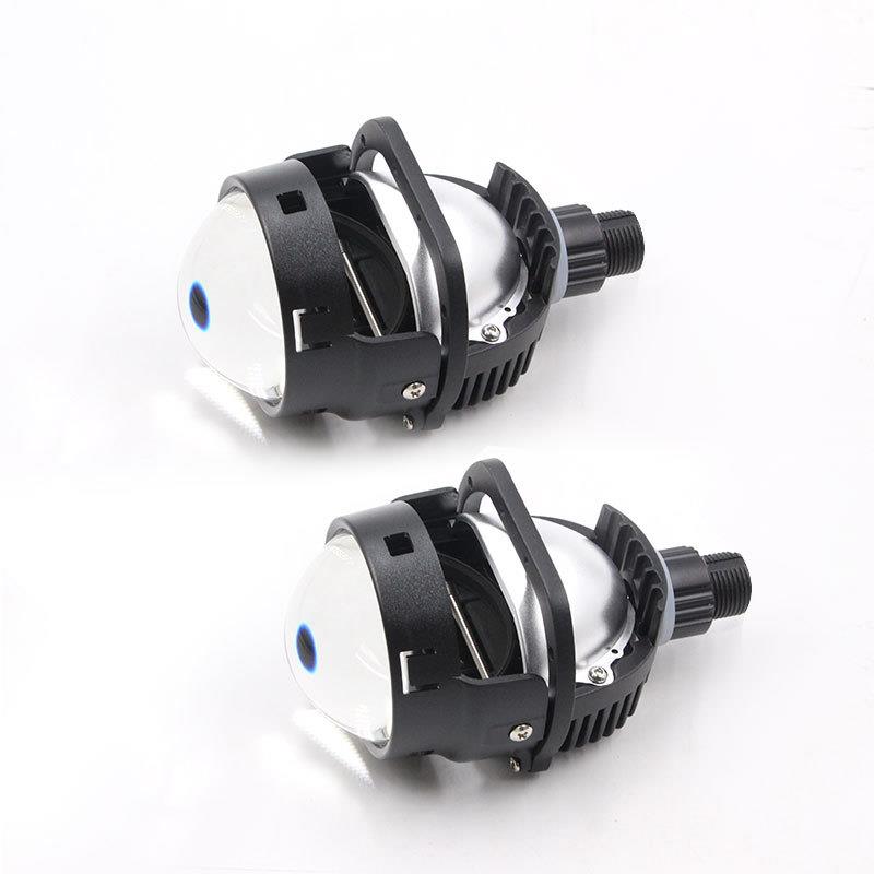 厂2.5LED家热销汽车ED大灯2.5LED双光透L镜I5S45W内置驱动车灯升