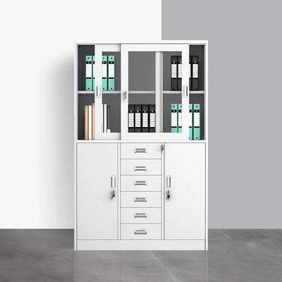 现代公文FRY20210件柜铁皮办档矮柜凭书柜资料密码财务证案柜员工