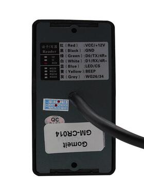 迈防水HID卡门器GM-CR014禁读头WG26/WG4输出RFID特门禁读佳卡RS4