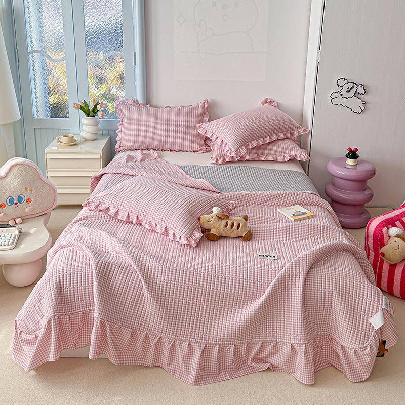 针棉床床盖件套双人三榻榻米织夹棉厚单单件单人防滑SAQ炕盖四季